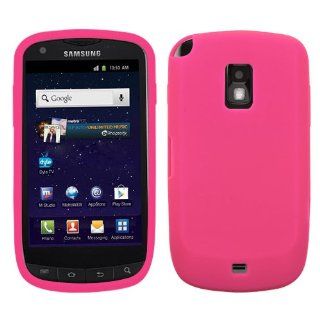 Fits Samsung R940 R930 Galaxy S Aviator, Galaxy S Lightray 4G Soft Skin Case Hot Pink Skin US Cellular, MetroPCS Cell Phones & Accessories