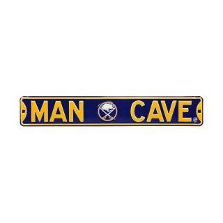 Man Cave Buffalo Sabres Street Sign  Sports Fan Street Signs  Sports & Outdoors