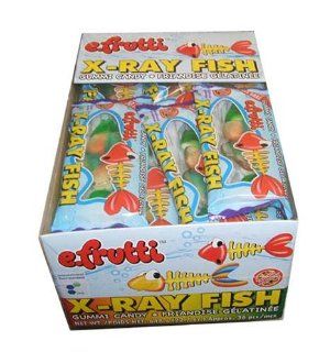 E. Frutti X ray Fish Gummy Candy 36 Count Box  Grocery & Gourmet Food