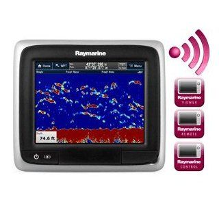 Raymarine a67 MFD Touchscreen Display w/Wi Fi   No Charts with Fishfinder Computers & Accessories
