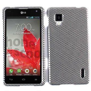 COVER FOR LG OPTIMUS G (CDMA) CASE FACEPLATE HARD PLASTIC CARBON FIBER TP1439 LS 970 CELL PHONE ACCESSORY Cell Phones & Accessories