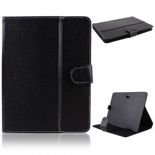 IKASEFU(TM) Universal PU Leather Folio Stand Protective Carrying Case Cover with Magnetic Closure for 8" inch Android Tablet PC(Black) Cell Phones & Accessories