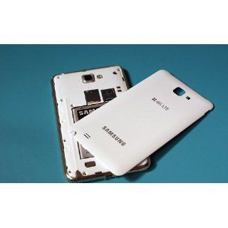 Samsung I717 Galaxynote Door Back Cover 4G LTE Battery Door Replacement Part, Non retail   White Cell Phones & Accessories