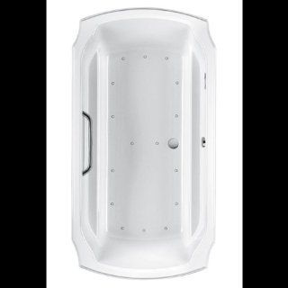 Toto ABA974L 01N Guinevere 6' Air Bathtub with Right Keypad and Left Blower Cott   Freestanding Bathtubs  