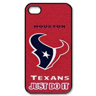Custom Houston Texans Back Cover Case for iPhone 4 4S IP 0380 Cell Phones & Accessories