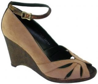 Donald Pliner Macia Women's Retro Open Toe Wedge Sandals Shoes