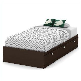 South Shore Karma Mates Bed in Chocolate    