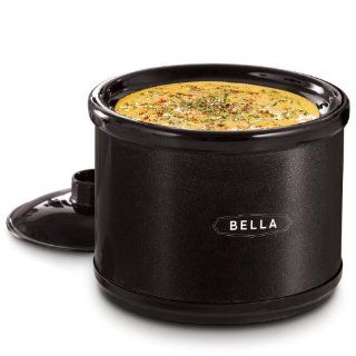 BELLA 14010 Dip Warmer, 0.65 Quart, Black Kitchen & Dining