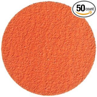 3M Roloc Durable Edge Disc 977F TR, YN Weight Polyester Cloth, Ceramic Grain, Dry/Wet, 2" Diameter, 80 Grit (Pack of 50) Quick Change Discs