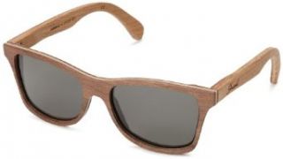 Shwood Canby WOCWOGP Polarized Wayfarer Sunglasses,Walnut & Oak,54 mm Clothing
