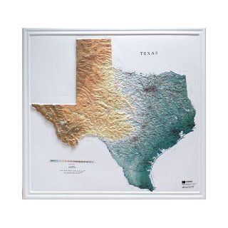 Hubbard Scientific Raised Relief Map 954 Texas State Map 0795721108073 Books