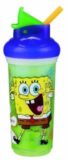 Munchkin Spongebob Squarepants Insulated Straw Cup, Designs/Colors May Vary  Baby Drinkware  Baby