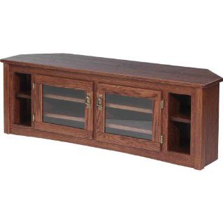 60" Mission Solid Oak Corner TV Stand  #979   Furniture