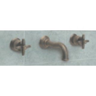 Contemporary / Modern Wall Mounted Gotham Spout from the Michael Berman Bath Collection Lever Handles Tuscan   Tub Filler Faucets  