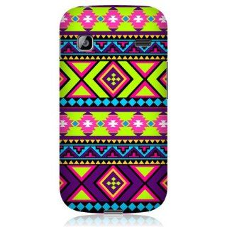 Head Case Designs Hip Neon Aztec Hard Back Case Cover for Samsung Galaxy Gio S5660 Cell Phones & Accessories