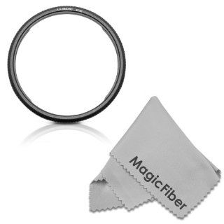 58MM Lens Conversion Adapter Ring for CANON POWERSHOT SX50 HS Cameras + MagicFiber Microfiber Lens Cleaning Cloth  Camera & Photo