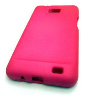 Samsung Galaxy S959G S2 SII II 2 HOT PINK SOLID HARD Case Skin Cover Mobile Phone Accessory Straight Talk Cell Phones & Accessories