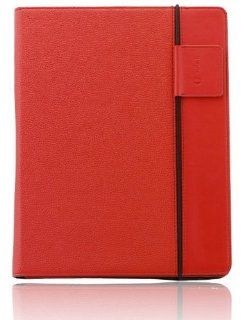 splash RAINDROP Leather Case Cover for iPad 3 "The New iPad" 3rd Generation & iPad 2 (RED)   includes Glider Stylus and Masque Screen Protective Film Computers & Accessories