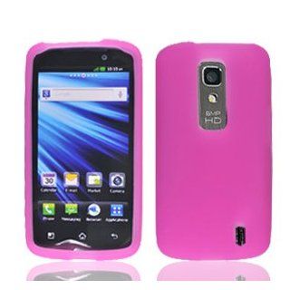 For Lg Nitro Hd P960 Accessory   Pink Silicon Skin Gel Case Proctor Cover + Free Lf Stylus Pen Cell Phones & Accessories