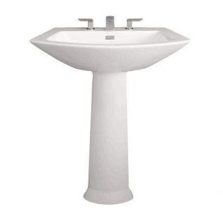 Toto LPT960.8 11 Soire Pedestal Lavatory, Colonial White   Pedestal Sinks  