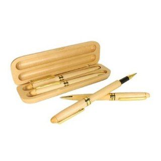 Maple Wood Pen Set (AP3002)  Ballpoint Stick Pens 
