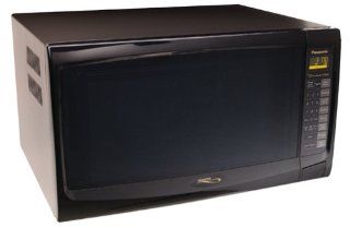 Panasonic NN S963BF 2.2 Cubic Foot 1350 Watt Microwave, Black Countertop Microwave Ovens Kitchen & Dining