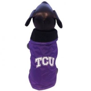 NCAA Texas Christian Horned Frogs All Weather Resistant Protective Dog Outerwear, XX Small Sports & Outdoors