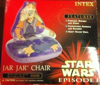 Star Wars Episode I Jar Jar Chair Cinyl Inflatable Chair   Childrens Chairs