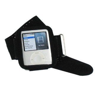 Skque Black Open Faced Sports Armband Case for Apple iPod Nano 3G   Players & Accessories