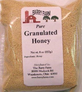 Honey Granules, 8 oz.  Wildflower Honey  Grocery & Gourmet Food
