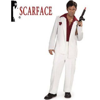 Scarface Tony Montana Costume Suit & Shirt Large 42 44 Adult Sized Costumes Clothing