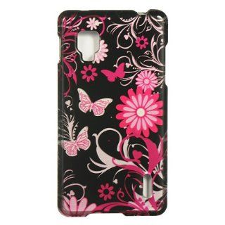 Dream Wireless CALGLS970PKBF Slim and Stylish Design Case for the LG Optimus G (Sprint)/LS970   Retail Packaging   Pink Butterfly Cell Phones & Accessories