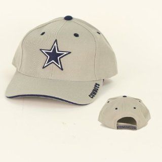 Dallas Cowboys Classic Adjustable Baseball Hat   Gray  Sports Fan Baseball Caps  Sports & Outdoors