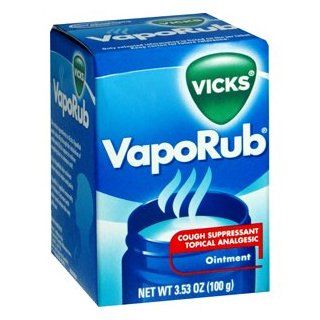 Vicks Vapo Rub Value Pack Two 3.53oz Ointment Plus One Vapor Inhaler Health & Personal Care