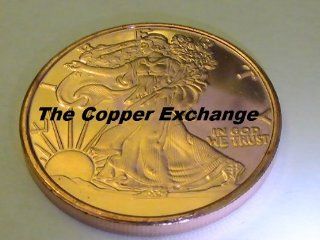 20 One Ounce .999 Pure Copper Bullion Coins Walking Liberty 