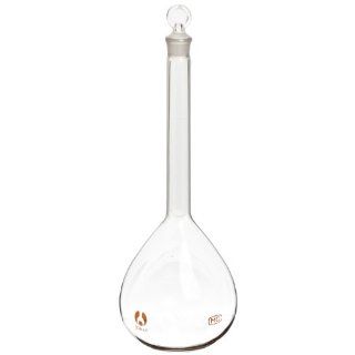 American Educational Glass 1000ml Volumetric Flask, with Ground Glass Stopper