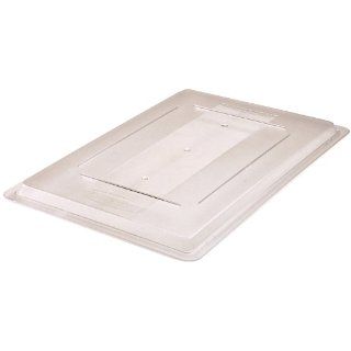 Rubbermaid Commercial 3302 CLE 26" Length x 18" Width, Clear PolyCarbonate Lid for Food/Tote Boxes