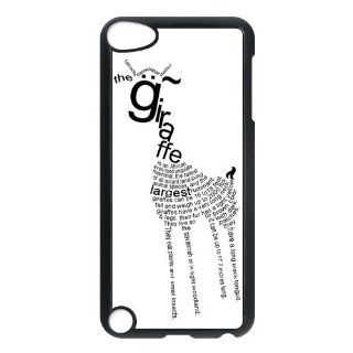 Custom Giraffe Back Cover Case for iPod Touch 5th Generation LLIP5 985 Cell Phones & Accessories