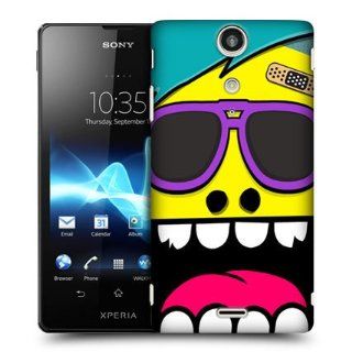 Head Case Designs Ugly_Yellow Ugly Faces Hard Back Case Cover For Sony Xperia TX LT29i Cell Phones & Accessories