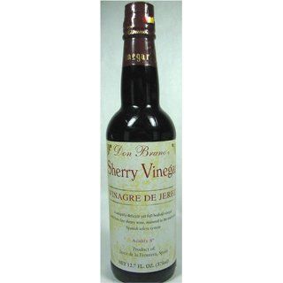 Don Bruno Sherry Vinegar Vinagre De Jerez 12.7 Oz.  Red Wine Vinegars  Grocery & Gourmet Food