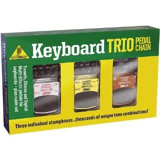 Behringer TPK989 Keyboard Trio Tremolo, Chorus And Digital Multi Fx Pedals for Keyboards including Cables Musical Instruments