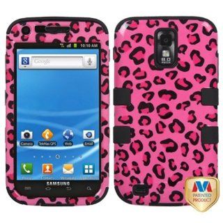 MyBat SAMT989HPCTUFFIM005NP Rugged Hybrid TUFF Case for T Mobile Samsung Galaxy S2   Retail Packaging   Leopard Skin/Black Cell Phones & Accessories