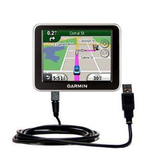 Classic Straight USB Cable for the Garmin Nuvi 2200 2240 2250 with Power Hot Sync and Charge capabilities   uses Gomadic TipExchange Technology GPS & Navigation