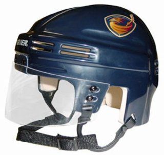 NHL Atlanta Thrashers Replica Mini Hockey Helmet  Sports Related Collectible Mini Helmets  Sports & Outdoors