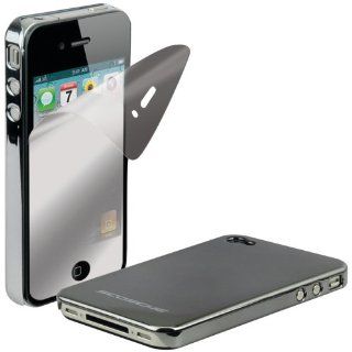 Scosche IP4MDV Dark Chrome Metallic Polycarbonate Case for iPhone 4/4S   Verizon and AT&T Cell Phones & Accessories