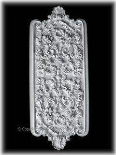 14" Embossed Baroque Ornate Architectural Wall Plaque  