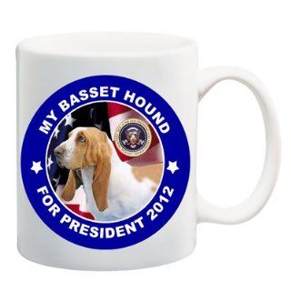 Basset Hound For President Coffee Tea Mug 15 oz No 1  Other Products  