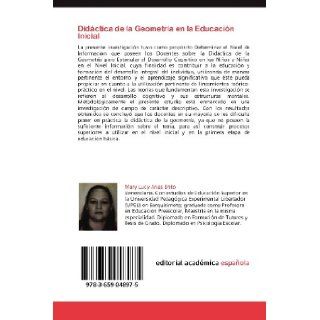 Didctica de la Geometra en la Educacin Inicial Formacin del Profesorado (Spanish Edition) Mary Lucy Arias Brito, Adriana Lucena 9783659048975 Books