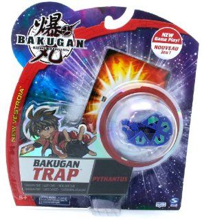 Bakugan Battle Brawlers New Vestroia Bakugan Trap   Pythantus (Blue Color) Toys & Games