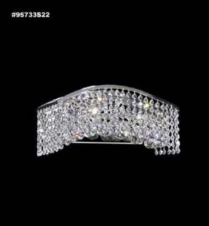 95733S2T Broadway Collection IMPERIAL™ Topaz & alternating silver icicles Bathroom Bar   Chandeliers  